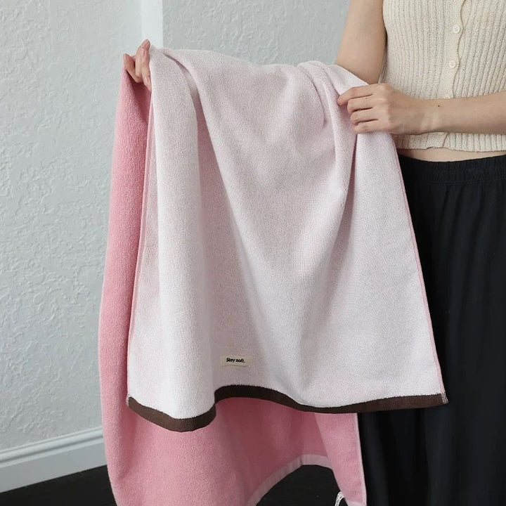 コットンニュアンスパイピングタオル