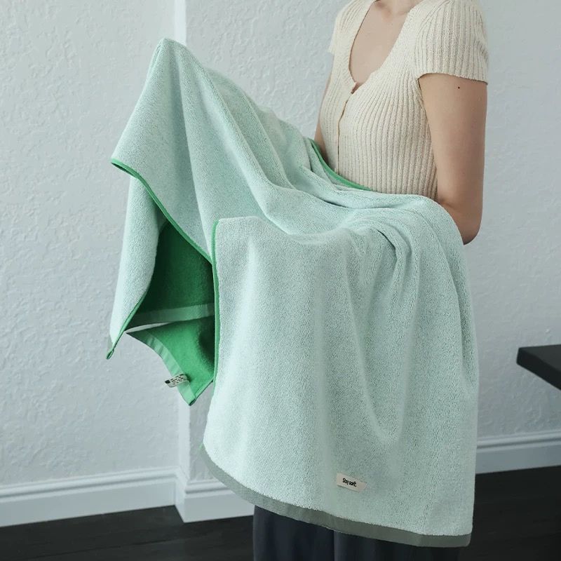 コットンニュアンスパイピングタオル