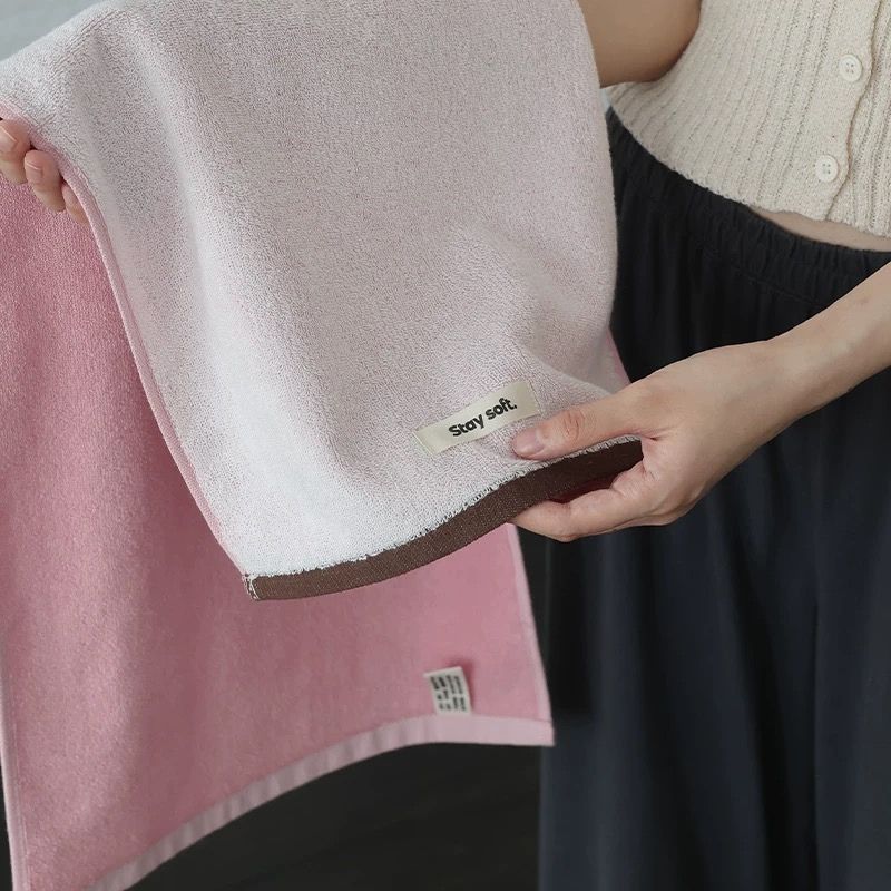 コットンニュアンスパイピングタオル