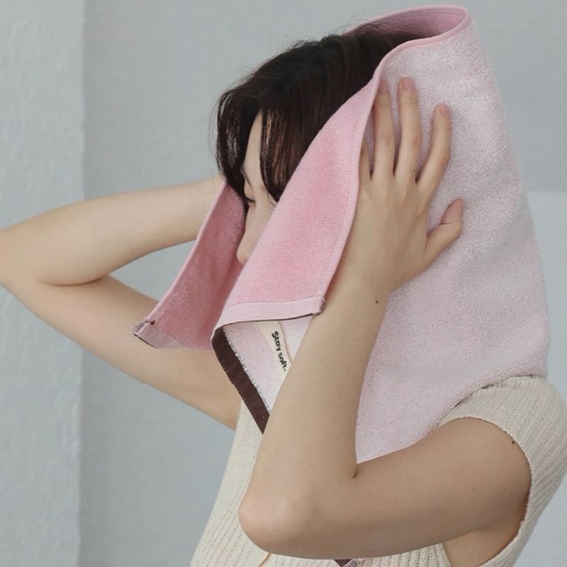 コットンニュアンスパイピングタオル