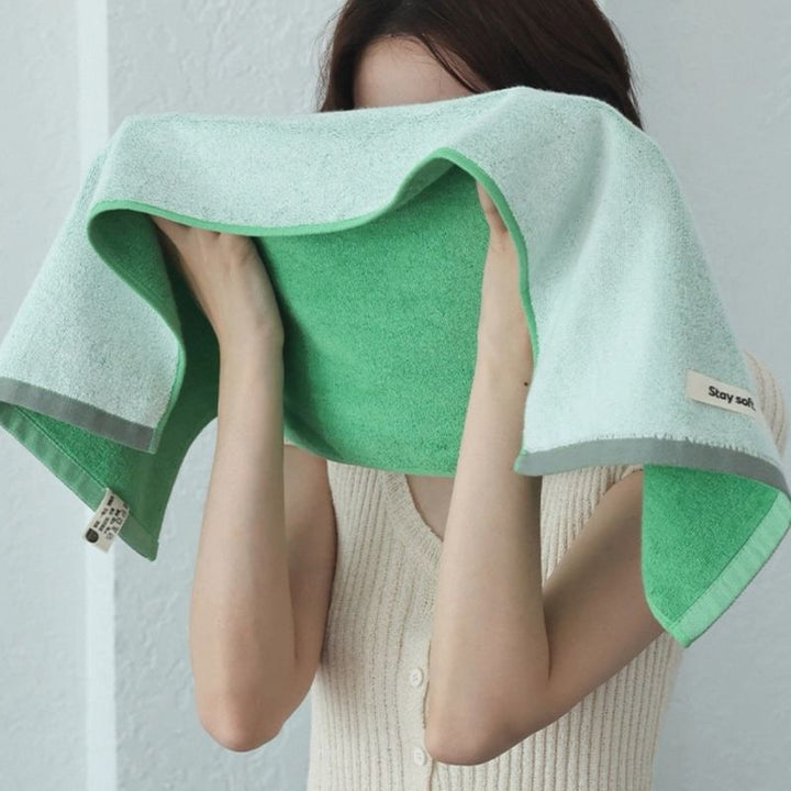 コットンニュアンスパイピングタオル