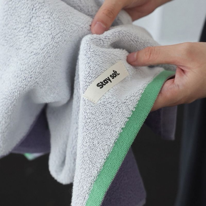 コットンニュアンスパイピングタオル