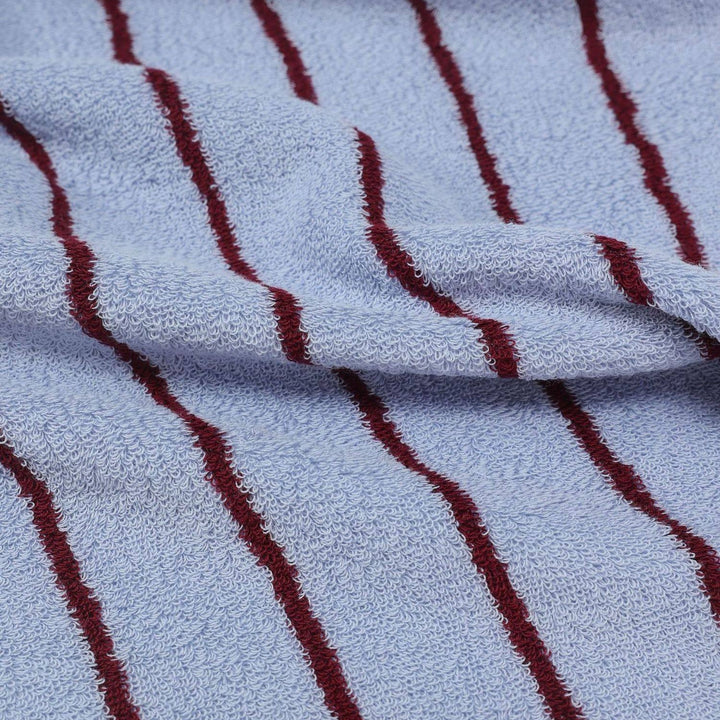 コットンコントラストラインタオル