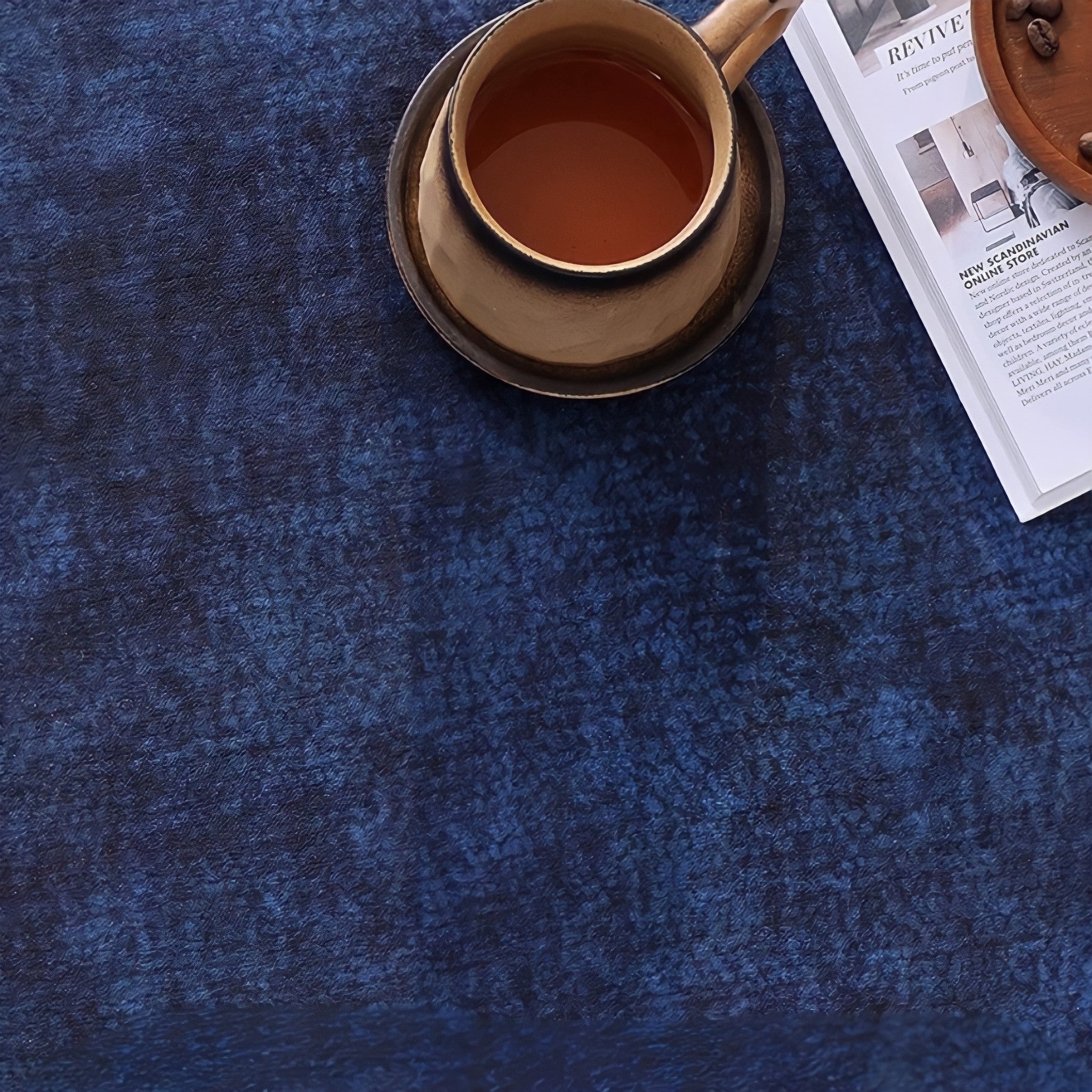 ミッドナイトパズルラグカーペット