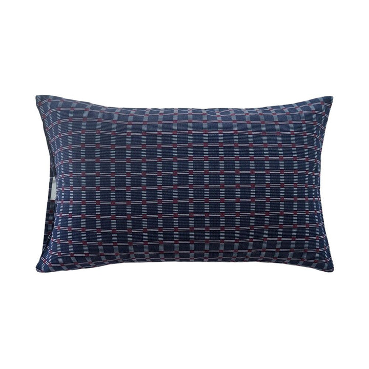 ピュアコットンチェック柄寝具カバー ネイビー