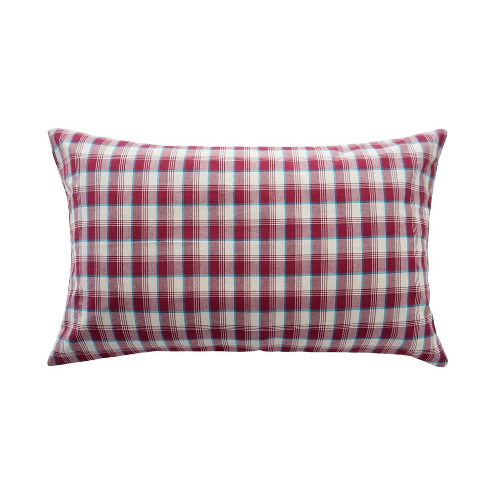 ピュアコットンチェック柄寝具カバー ベリー