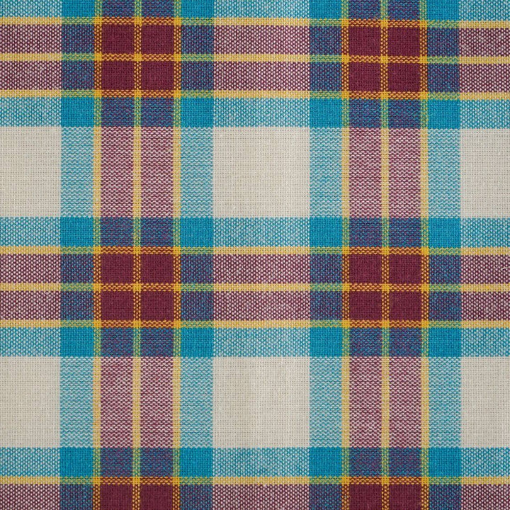 ピュアコットンチェック柄寝具カバー ベリーワイン