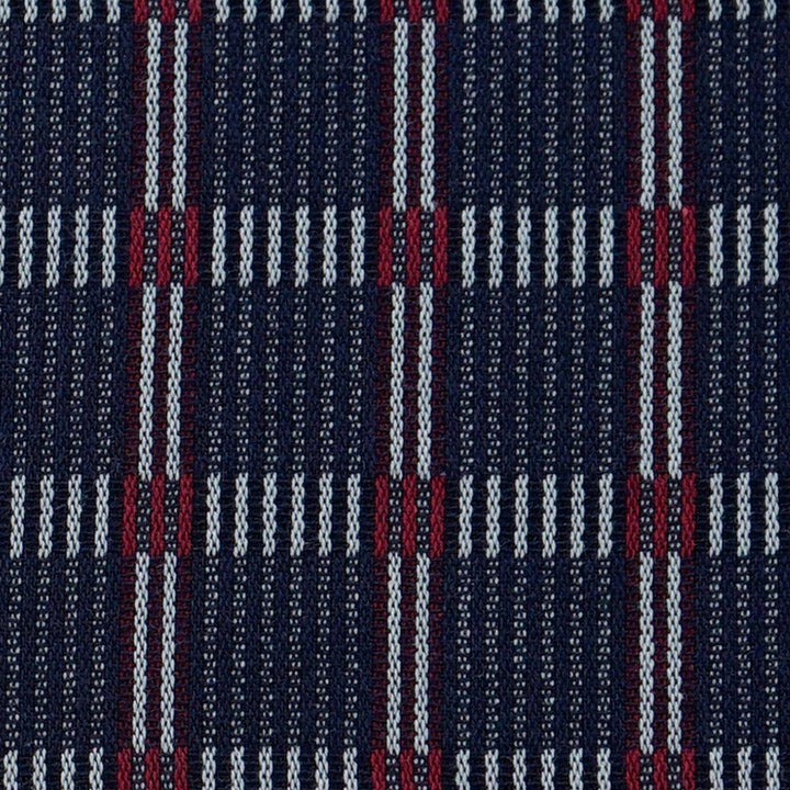 ピュアコットンチェック柄寝具カバー ネイビー