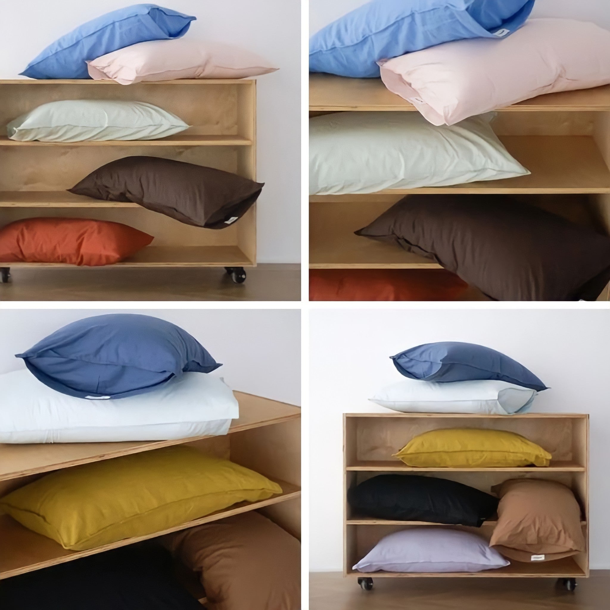 ピュアコットンニュアンスパステル枕カバー