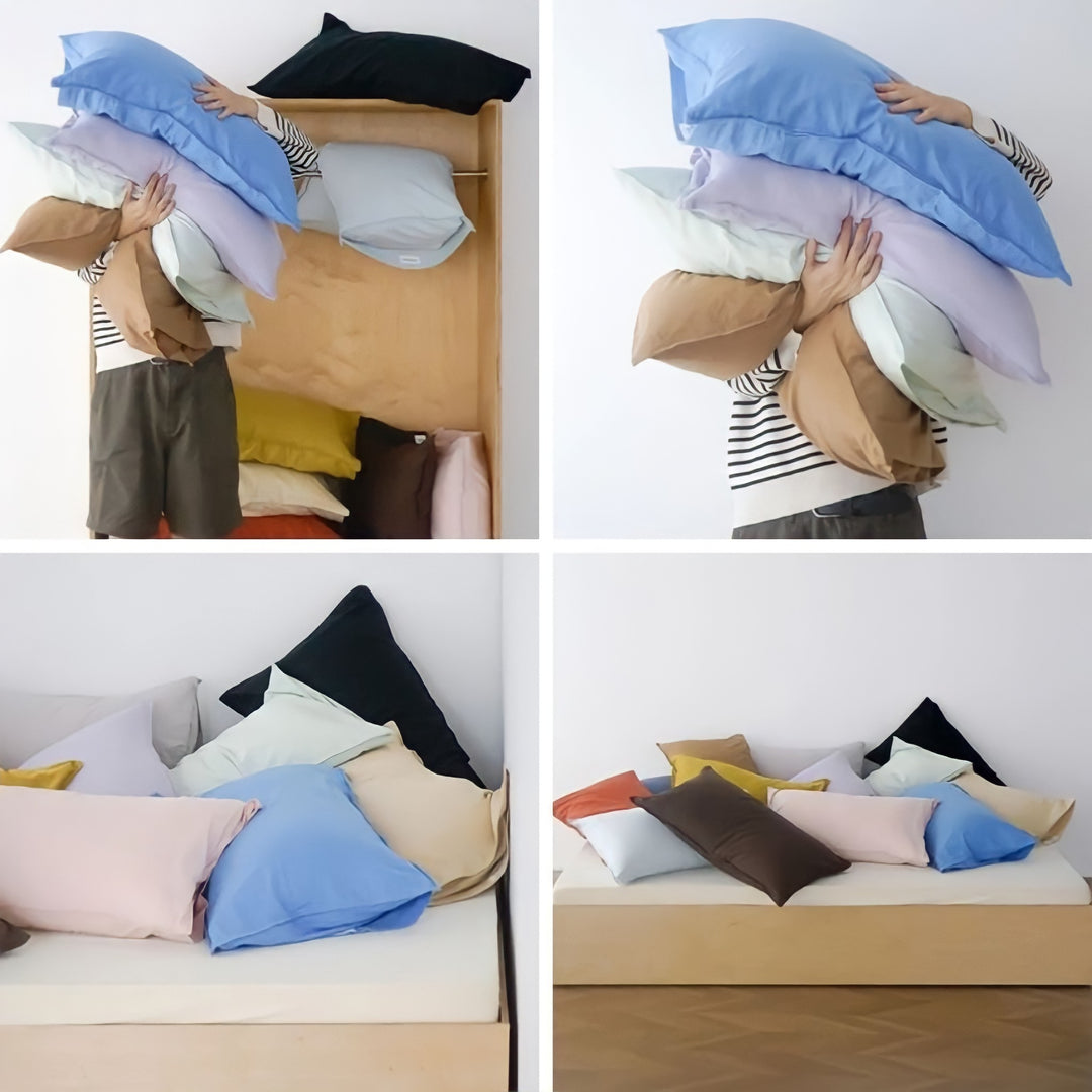 ピュアコットンニュアンスパステル枕カバー