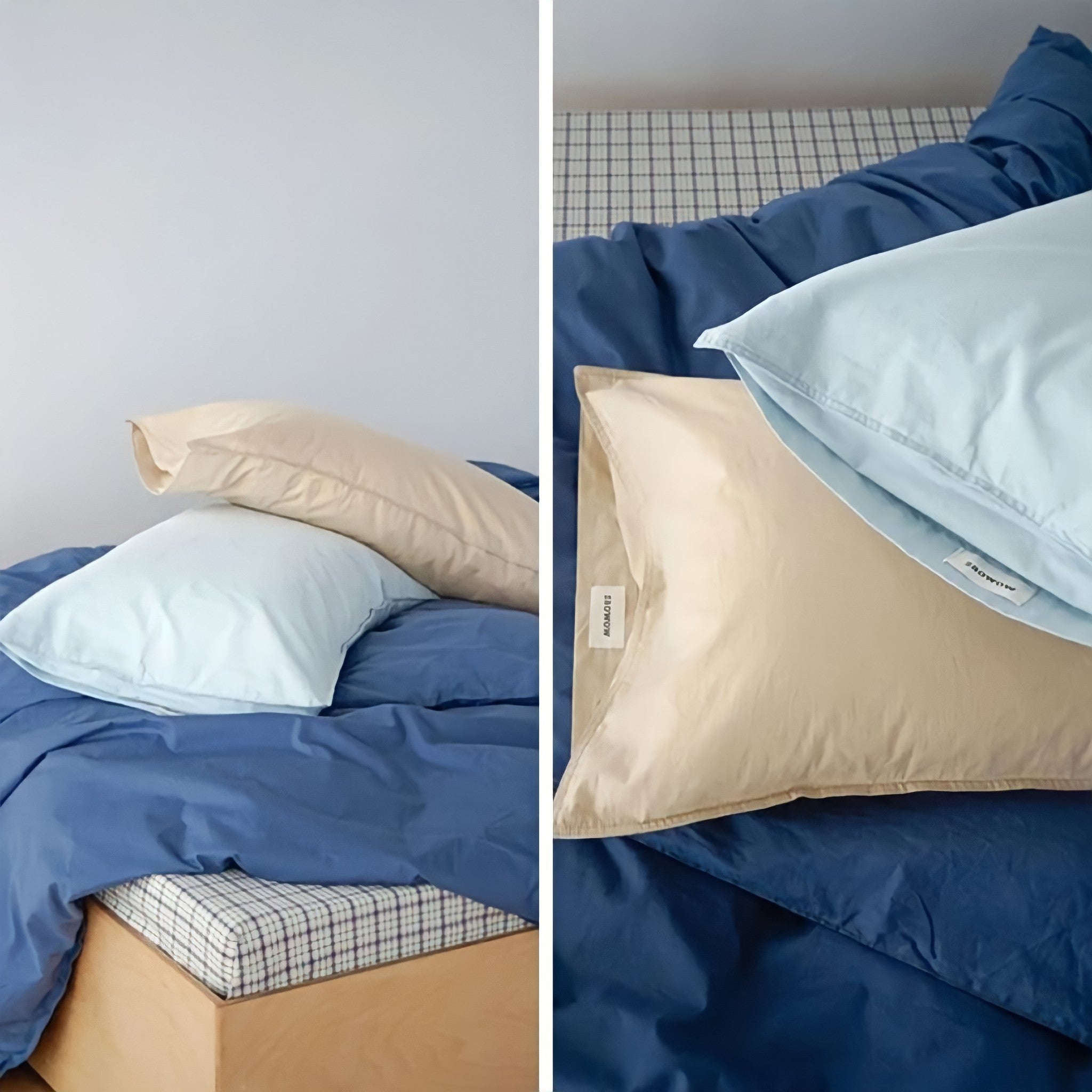 ピュアコットンニュアンスパステル枕カバー