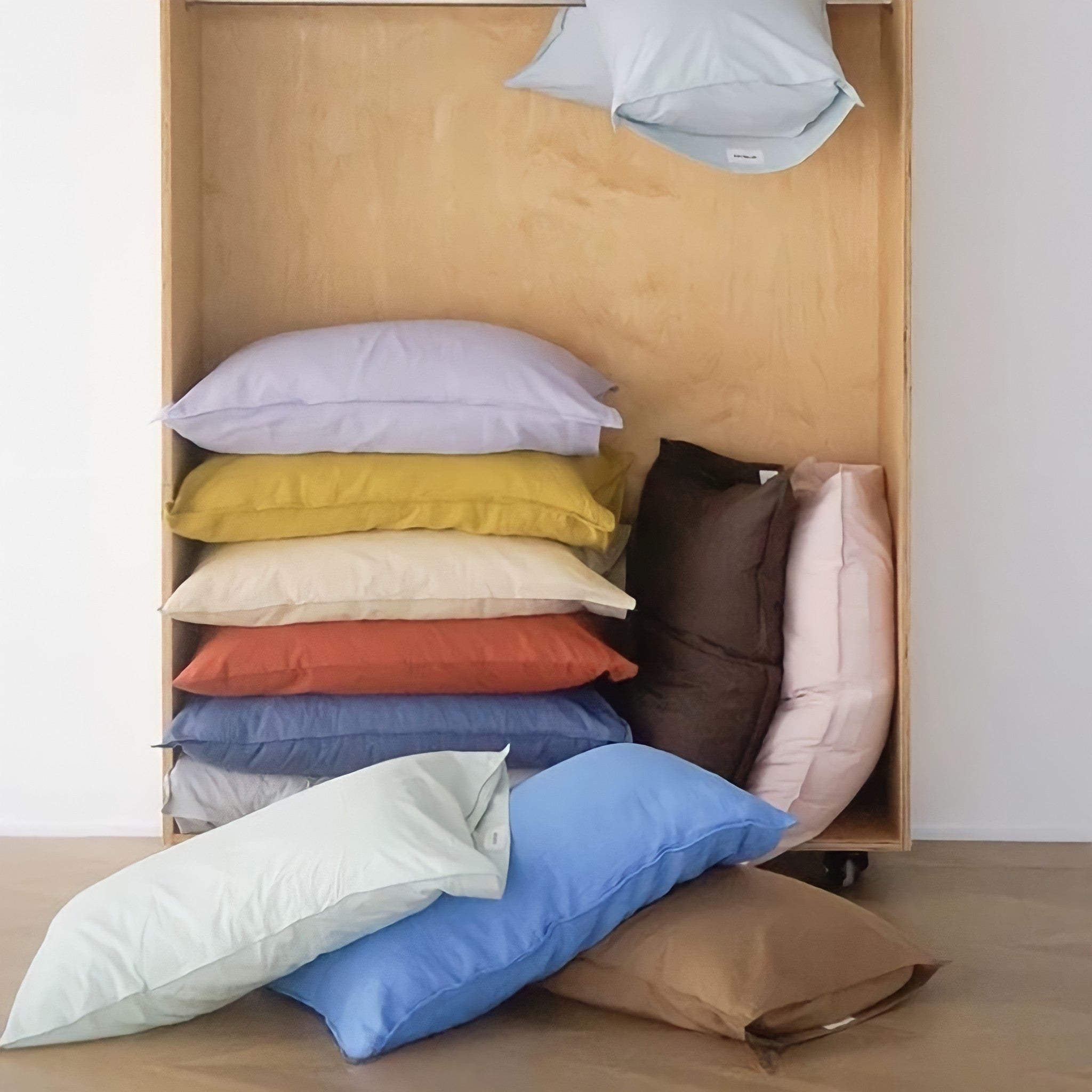 ピュアコットンニュアンスパステル枕カバー