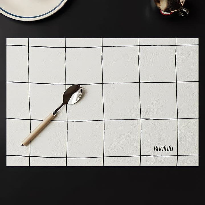 Modern Hand-Drawn Grid Placemat