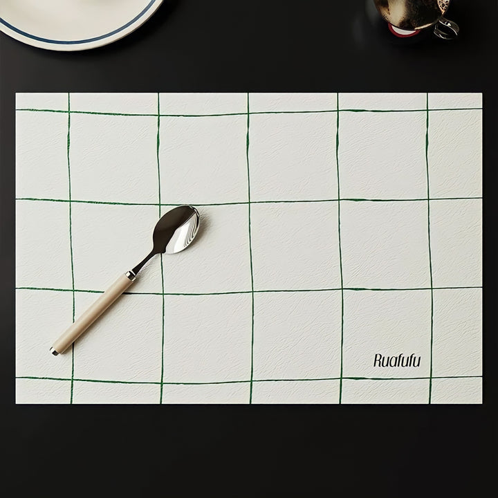 Modern Hand-Drawn Grid Placemat
