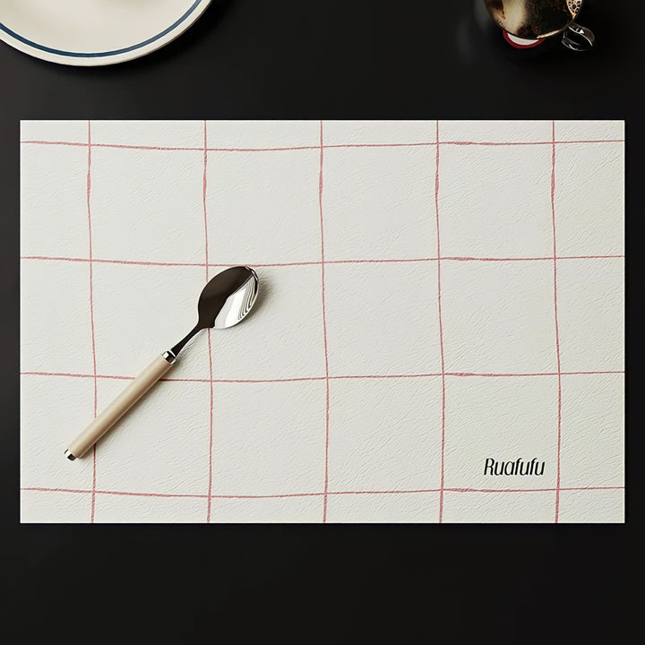 Modern Hand-Drawn Grid Placemat