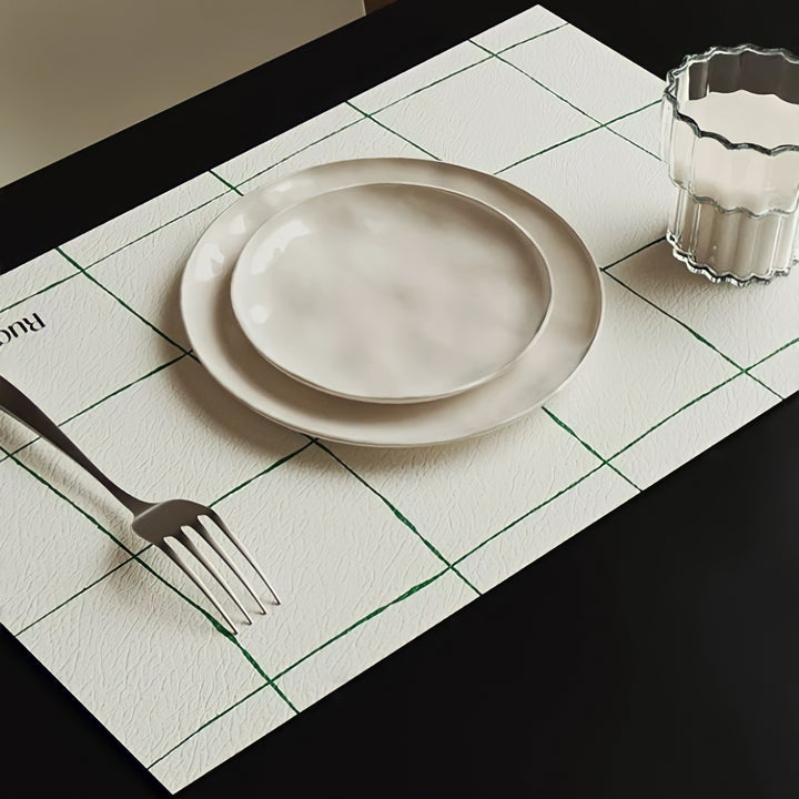 Modern Hand-Drawn Grid Placemat