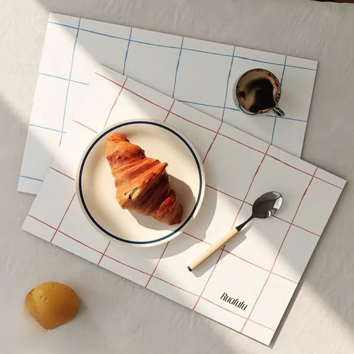 Modern Hand-Drawn Grid Placemat