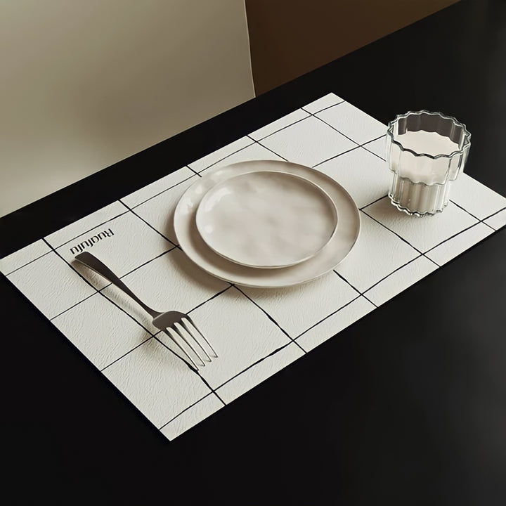 Modern Hand-Drawn Grid Placemat