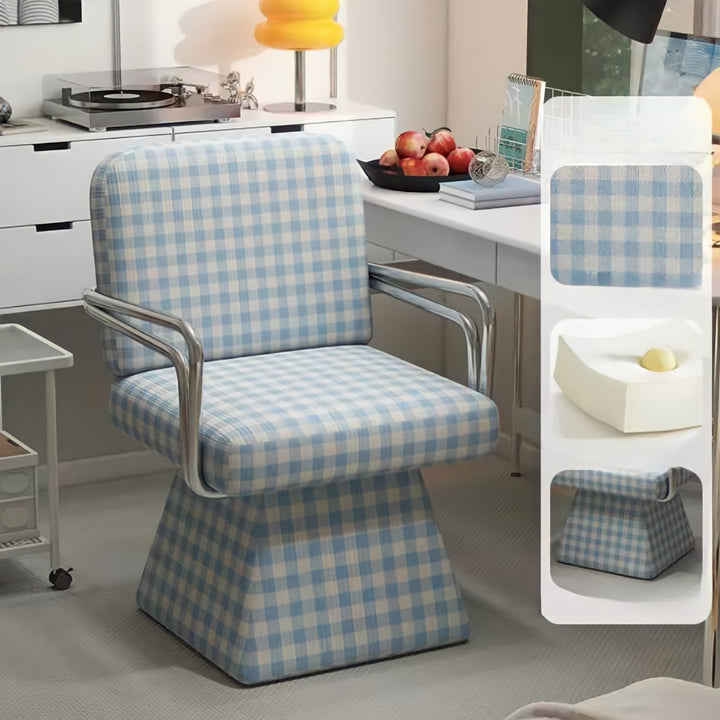 レトロモダンファブリックラウンジチェア