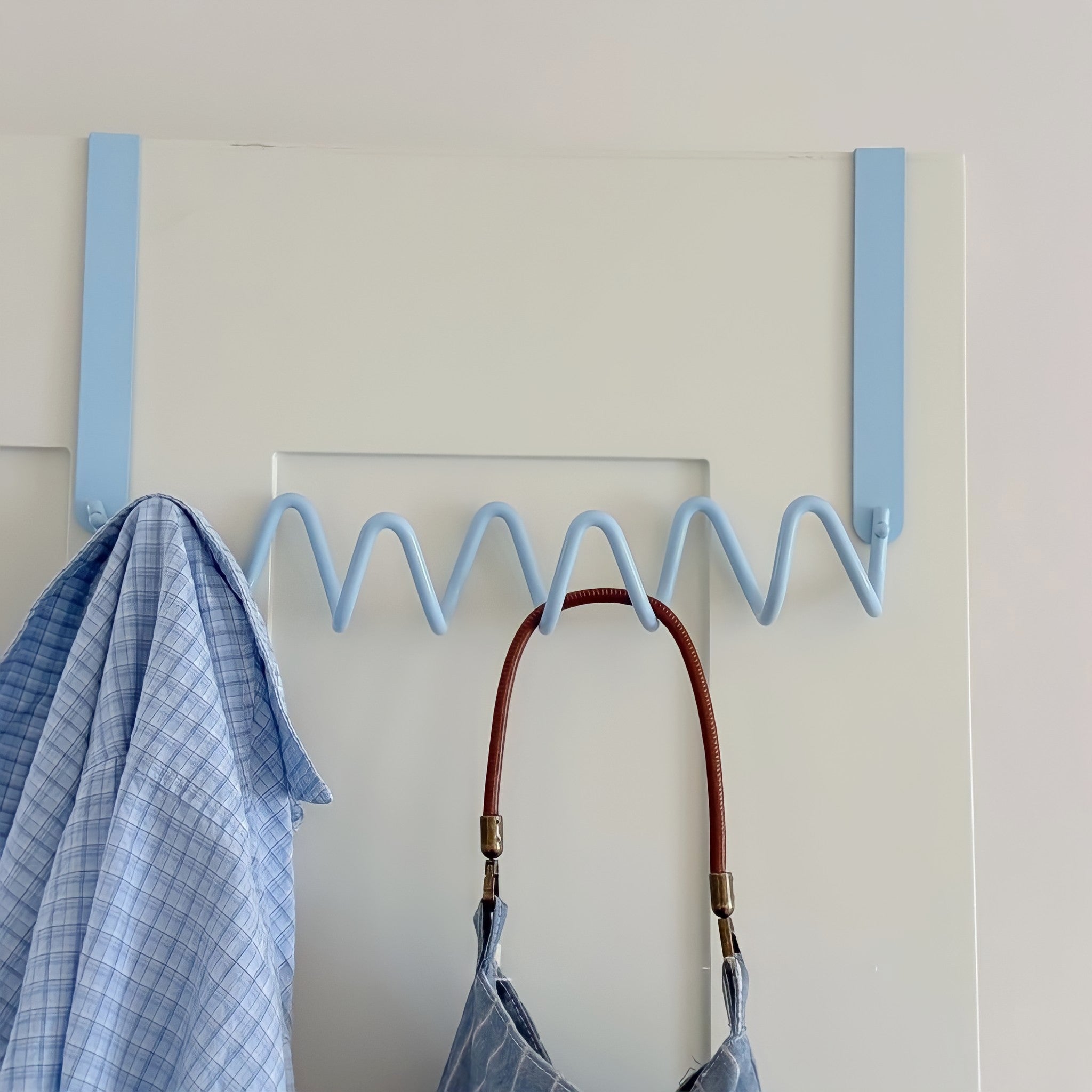 Wave Wall Door Hook Blue