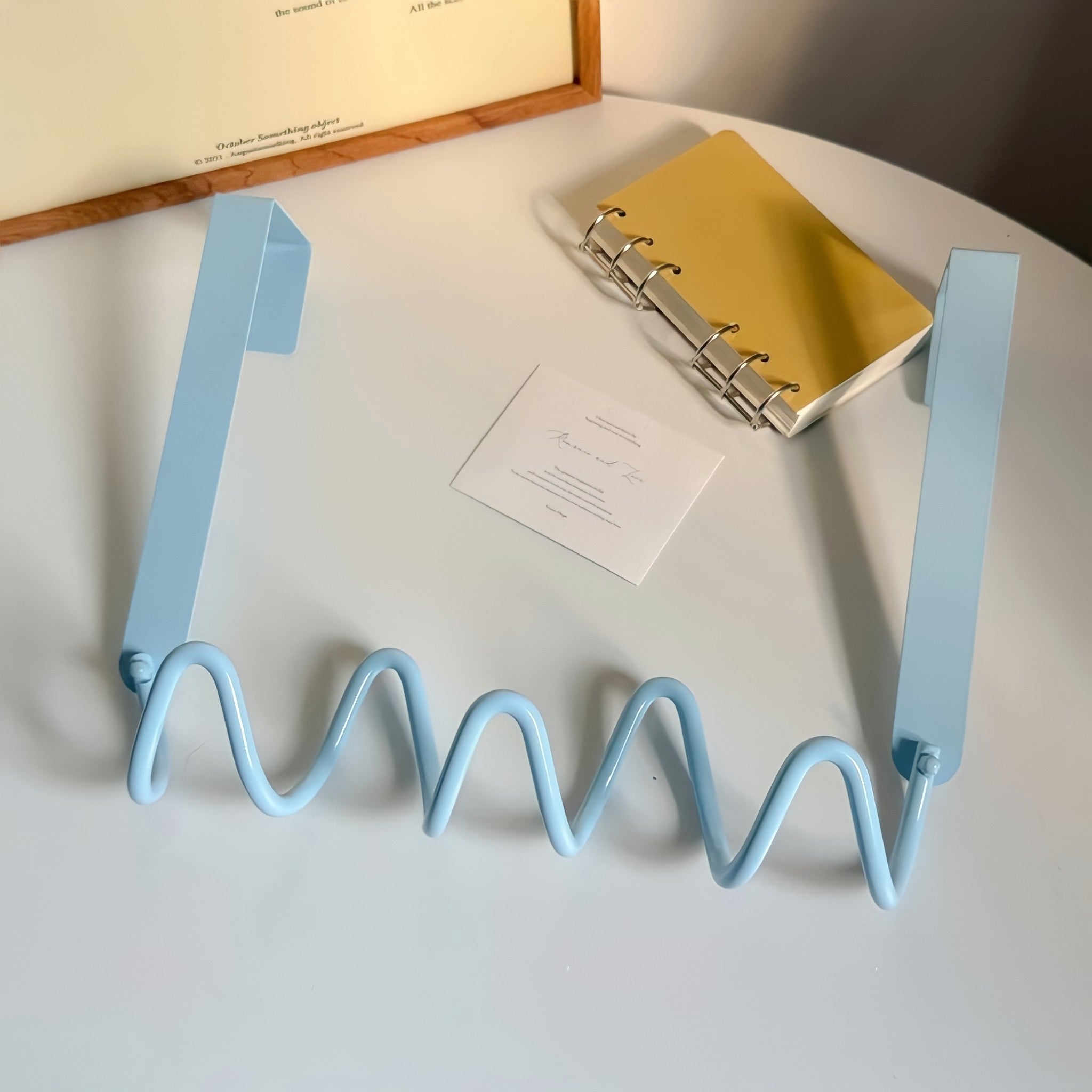 Wave Wall Door Hook Blue