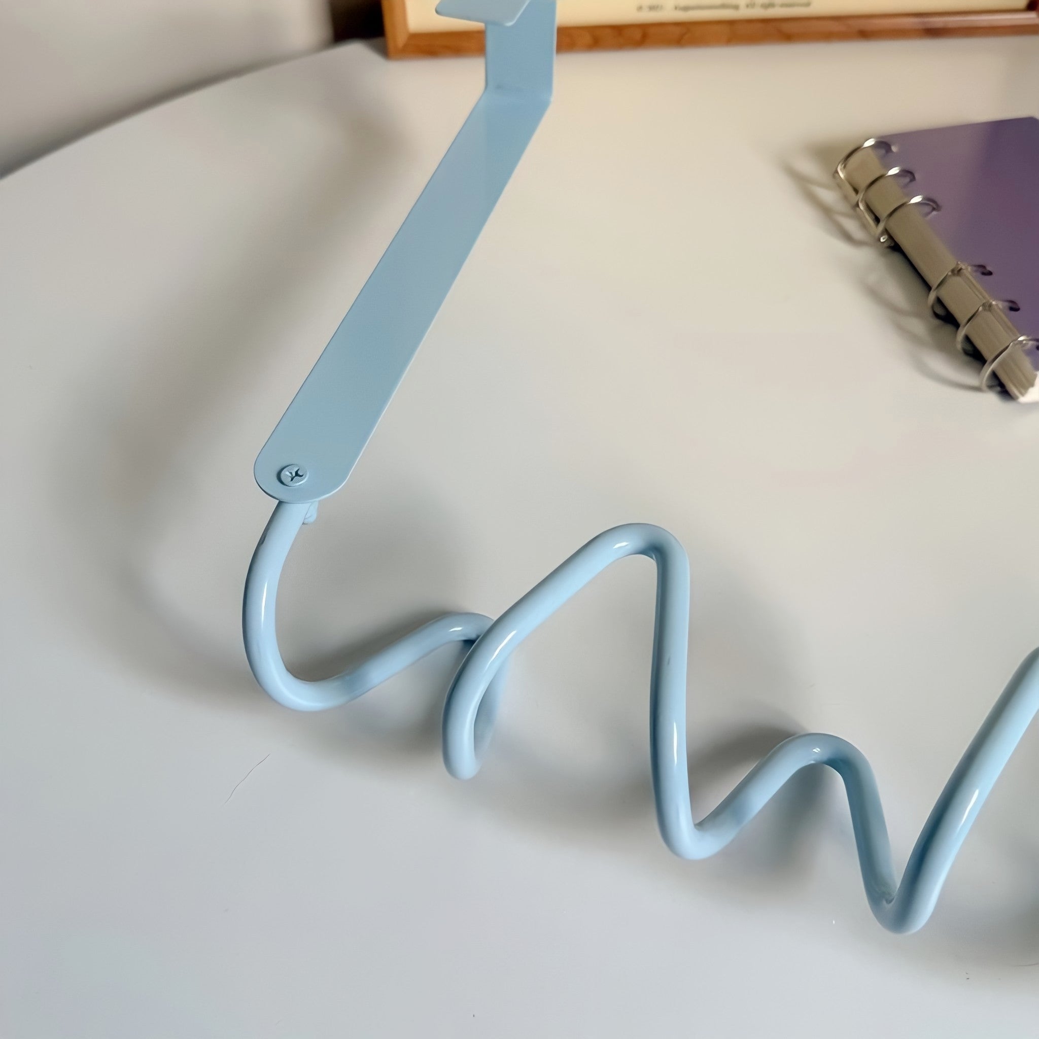 Wave Wall Door Hook Blue
