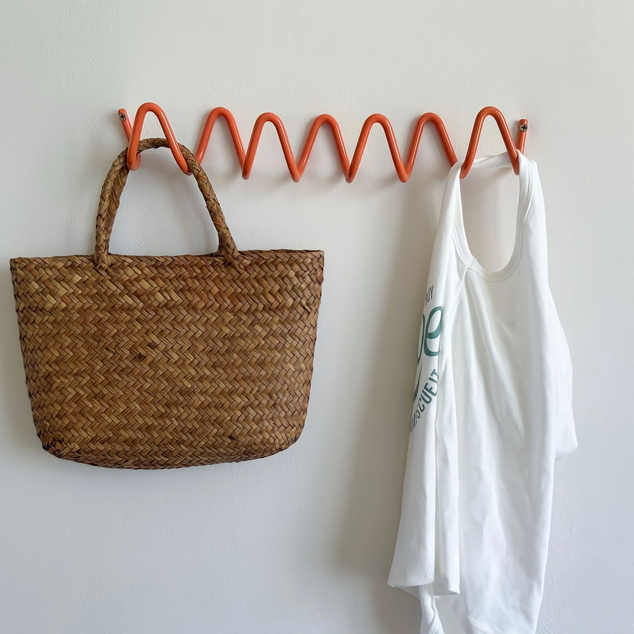 Wave Wall Hook Orange