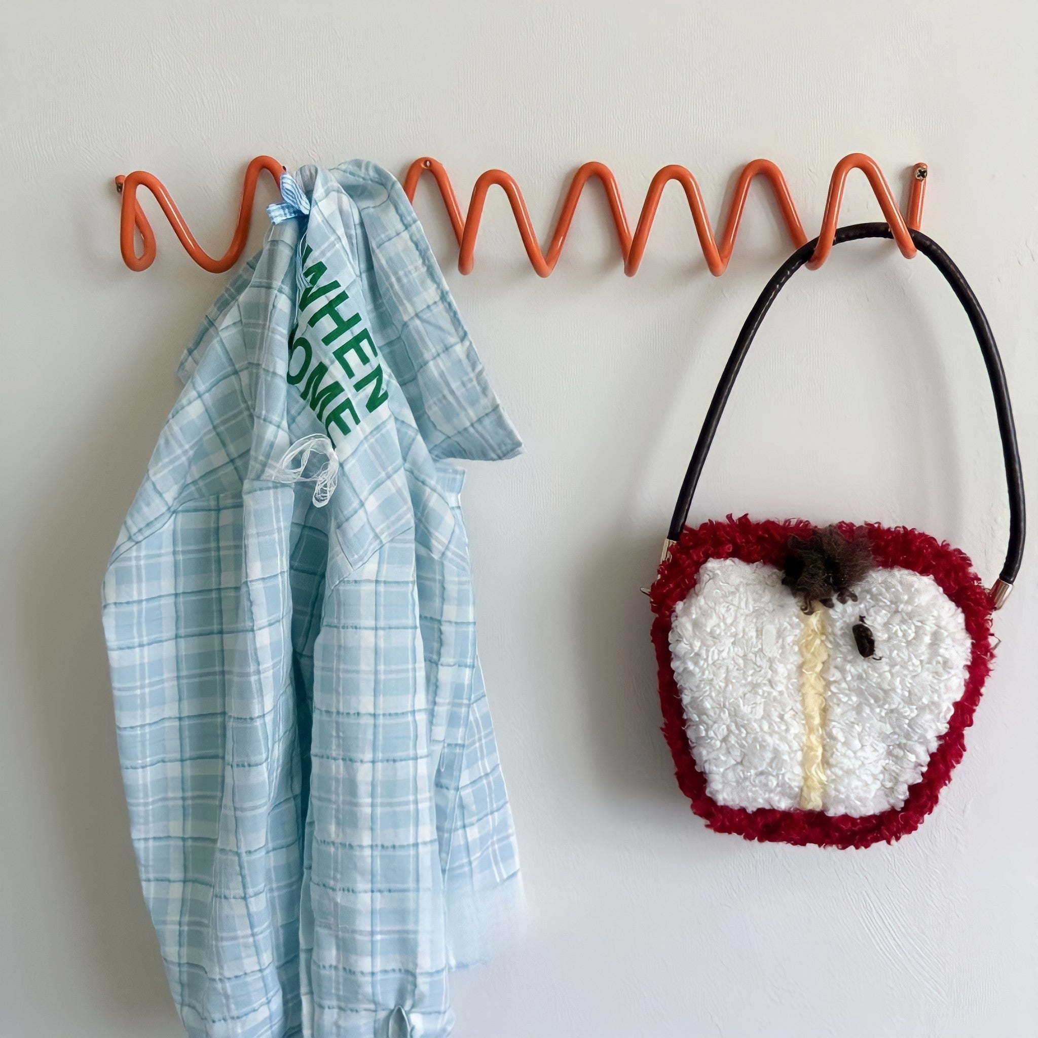 Wave Wall Hook Orange