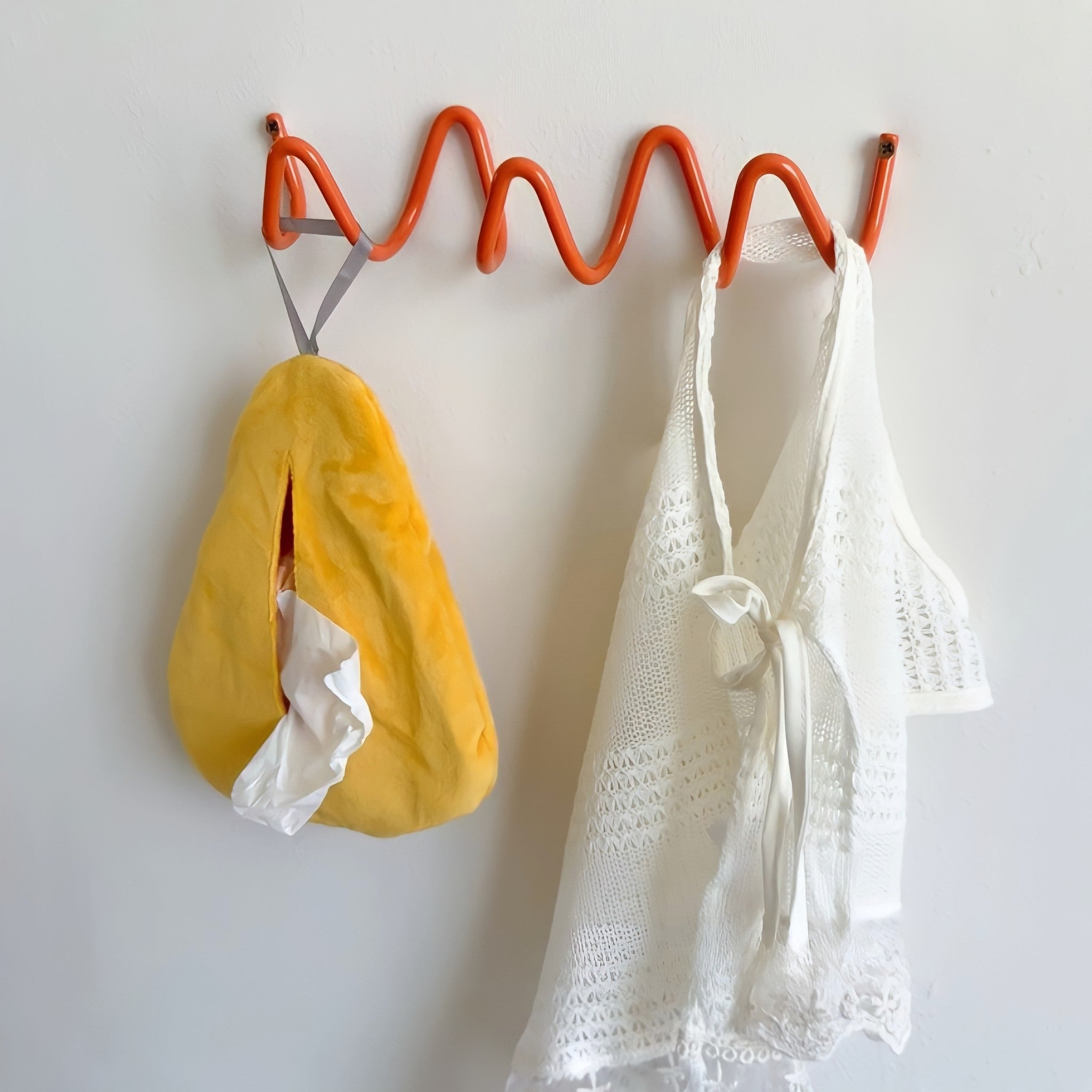 Wave Wall Hook Orange