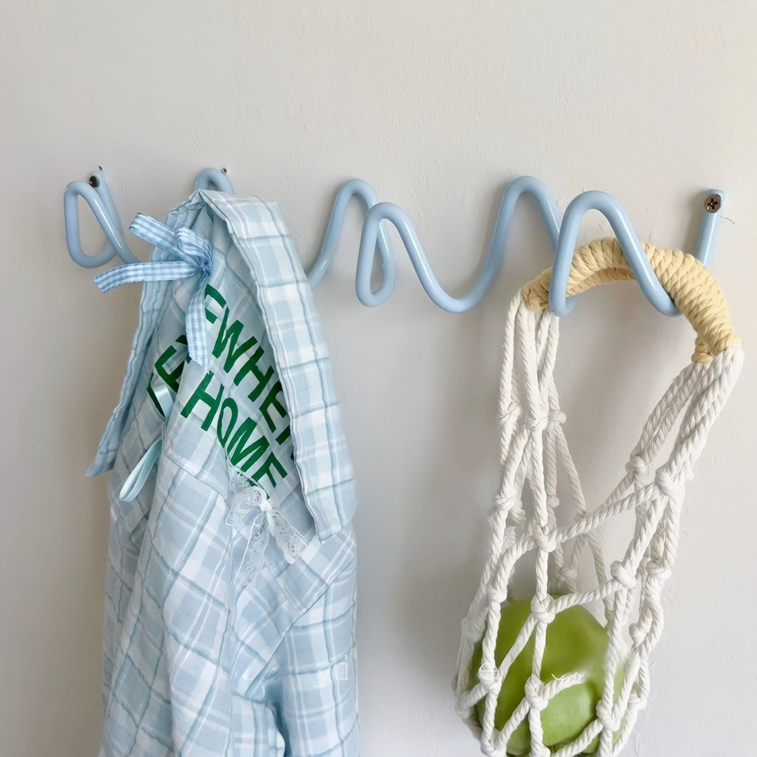 Wave Wall Hook Blue