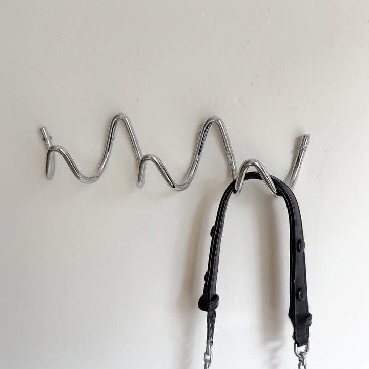 Wave Wall Hook Silver