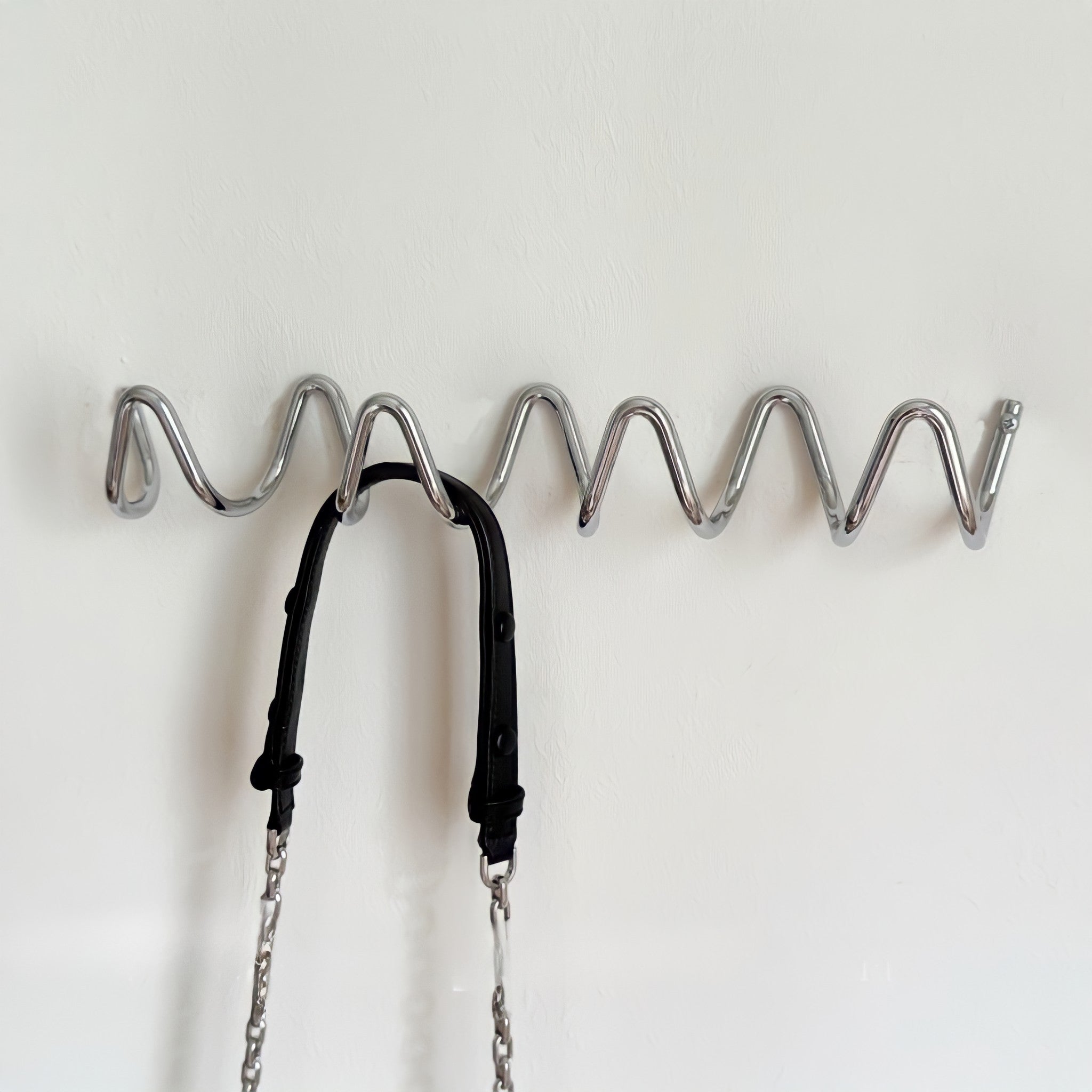 Wave Wall Hook Silver