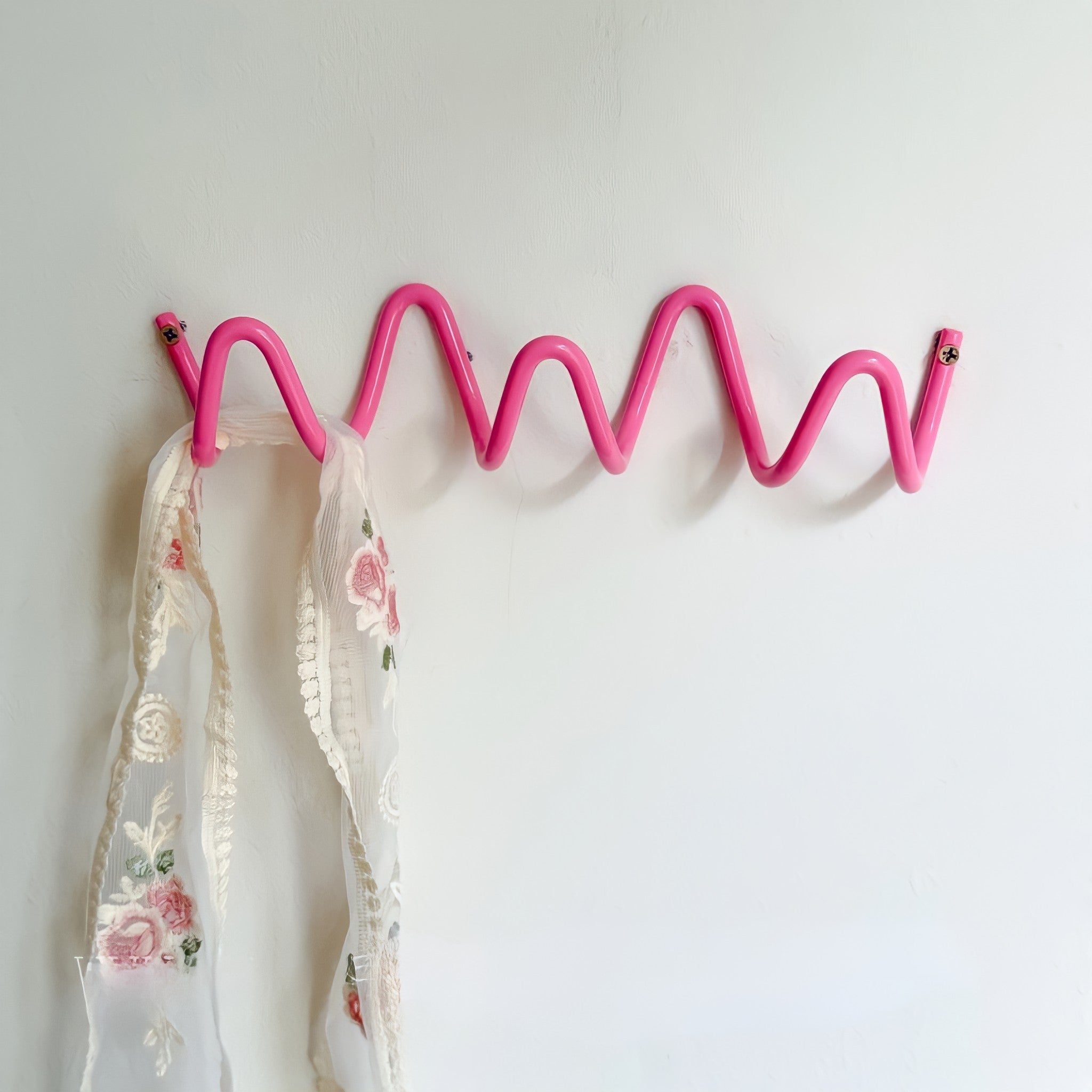 Wave Wall Hook Pink
