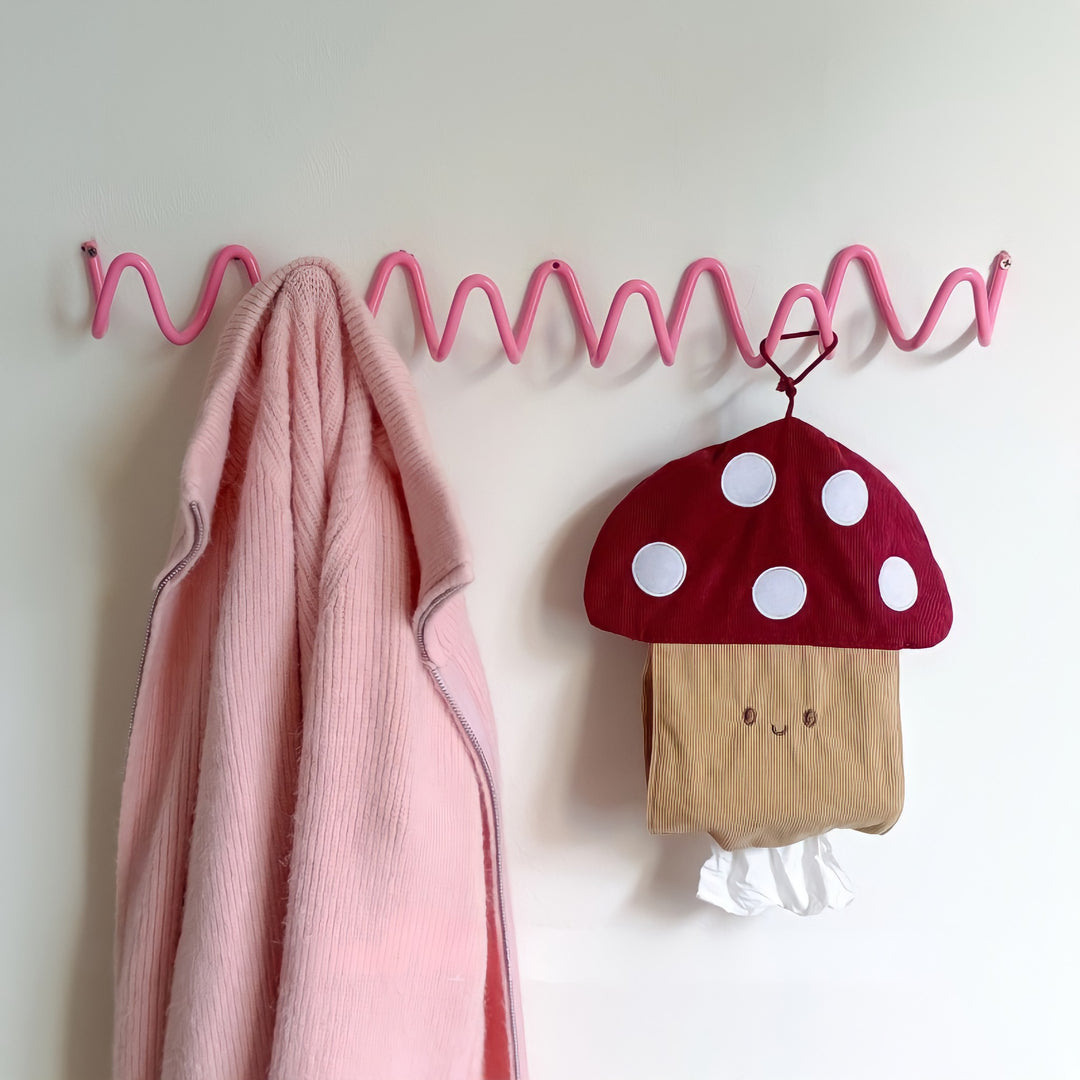 Wave Wall Hook Pink