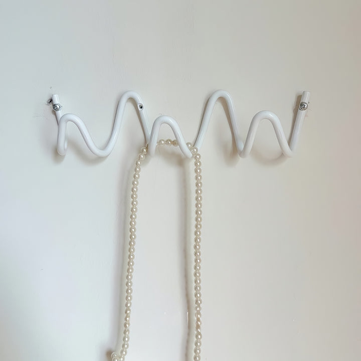 Wave Wall Hook White