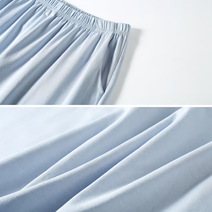 Relaxing Sky Blue Soft Pajamas