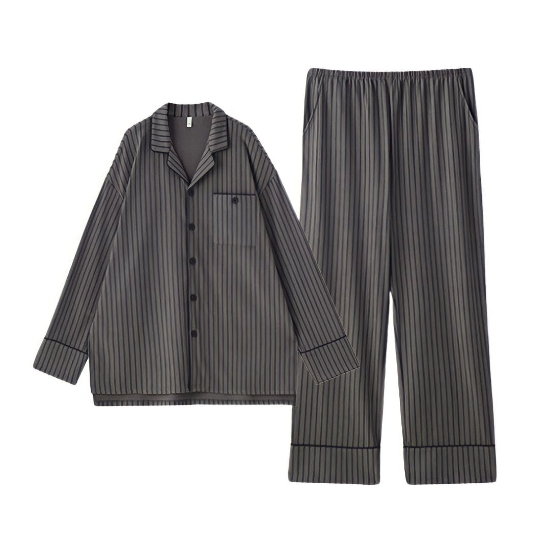 Relaxed Pinstripe Soft Pajamas
