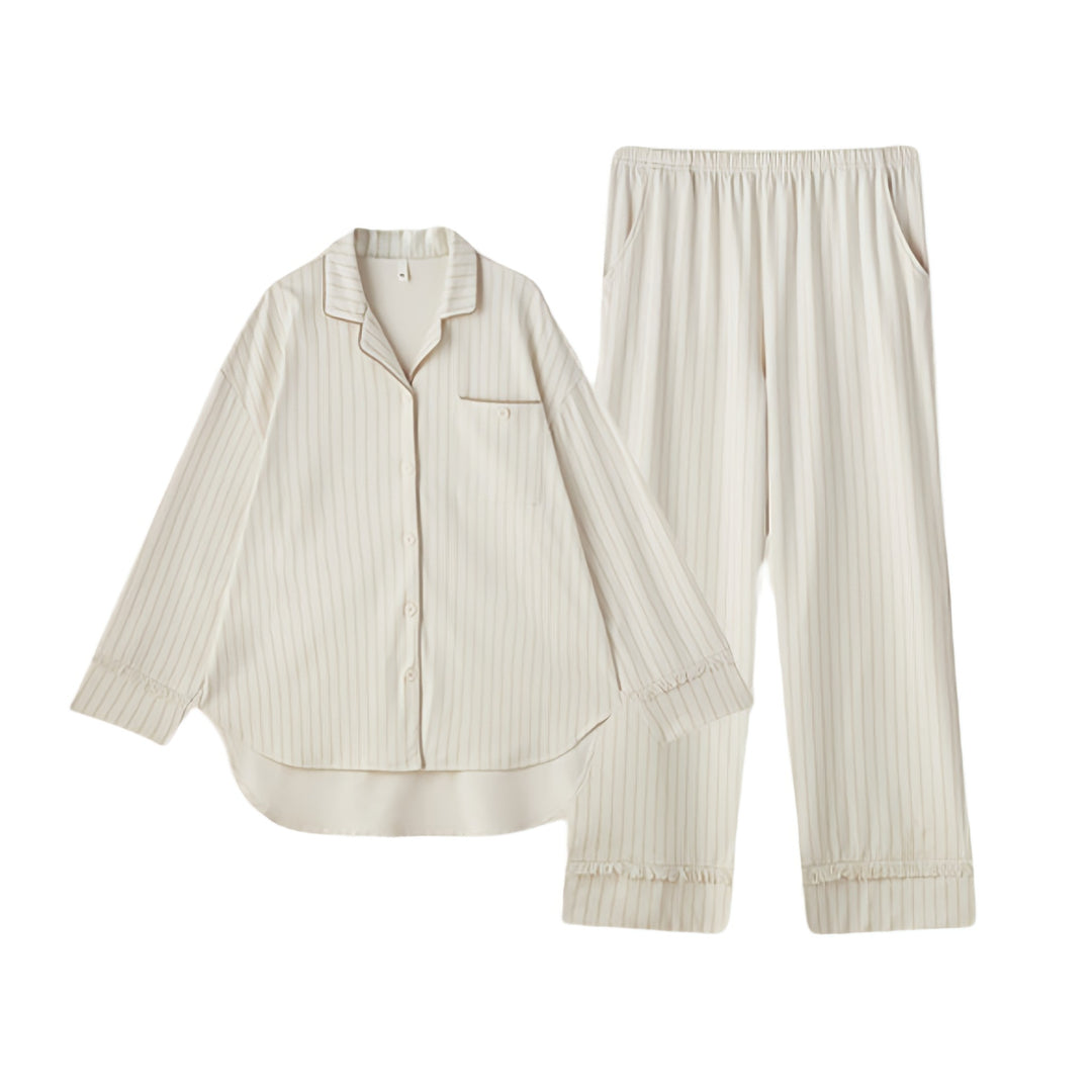 Relaxed Pinstripe Soft Pajamas