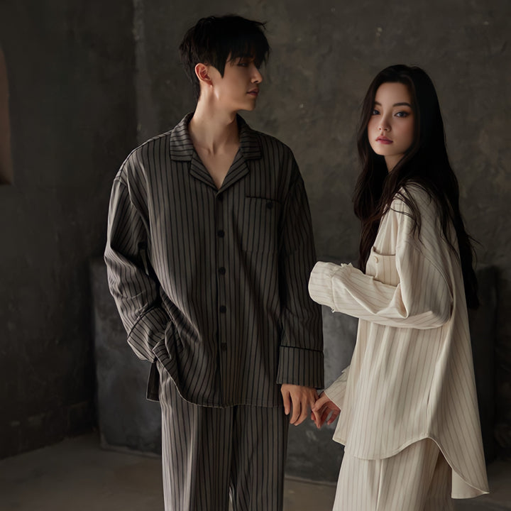 Relaxed Pinstripe Soft Pajamas