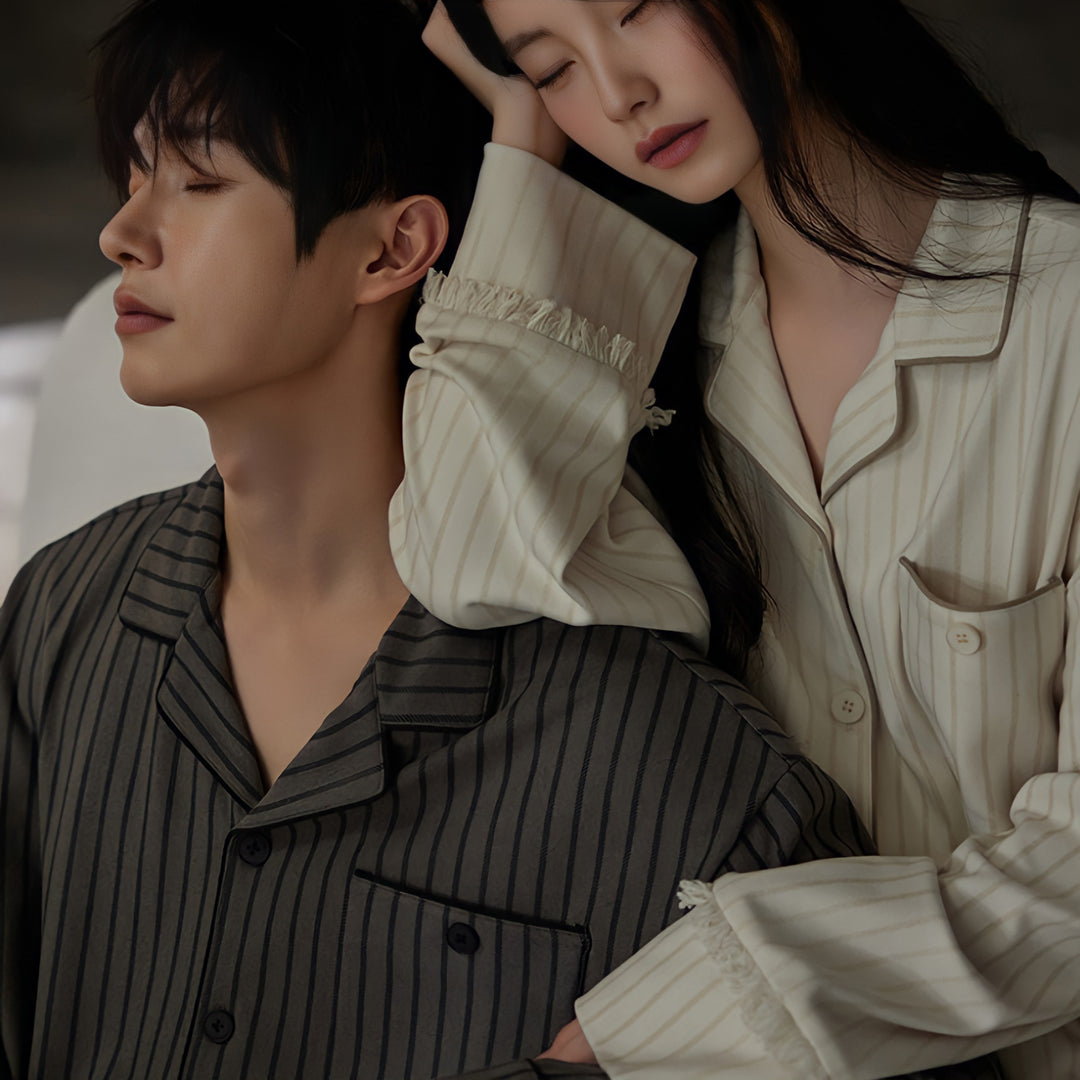 Relaxed Pinstripe Soft Pajamas