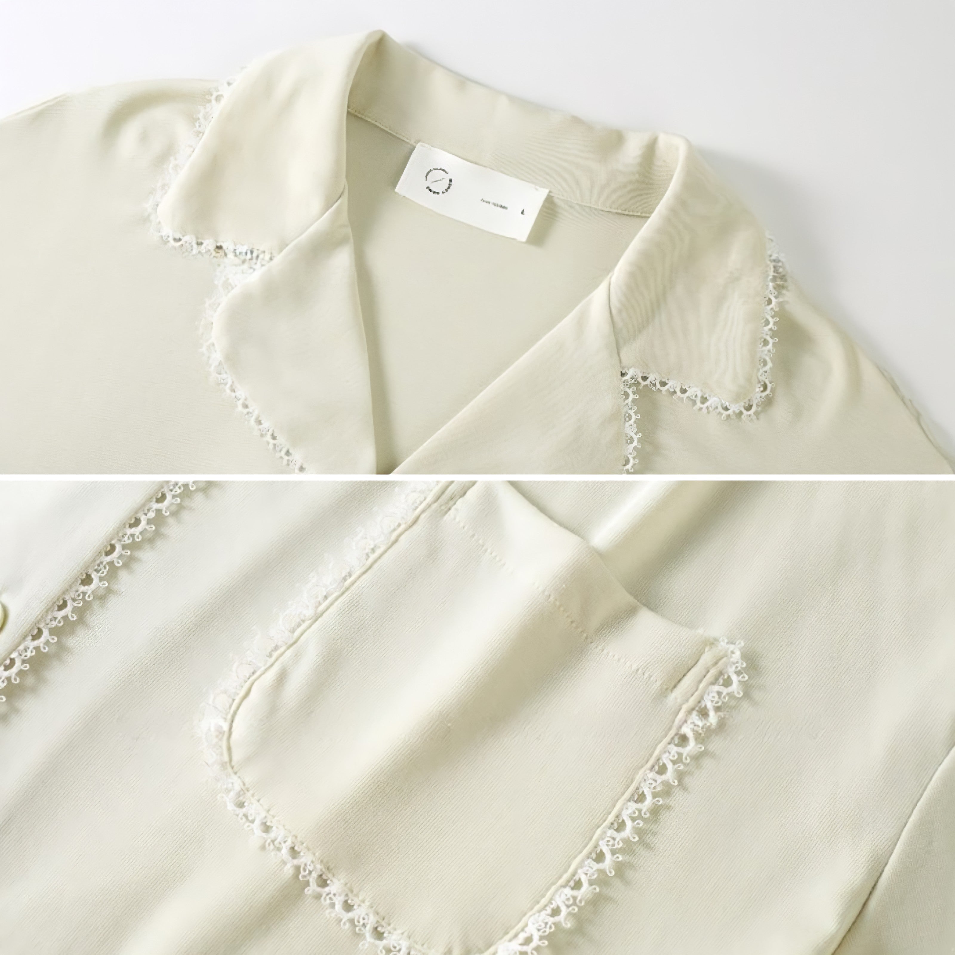 Lace Edge Soft Pajamas