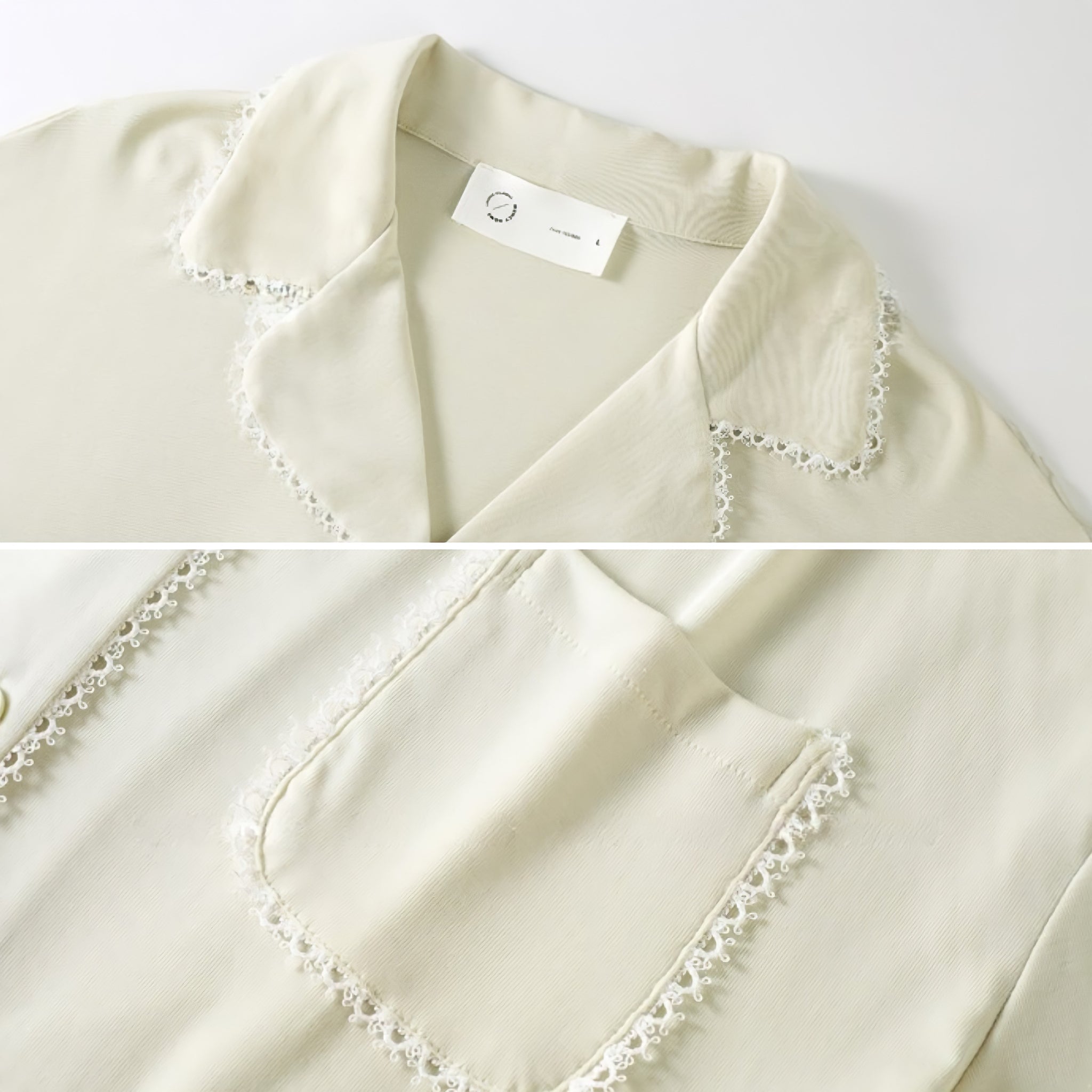 Lace Edge Soft Pajamas