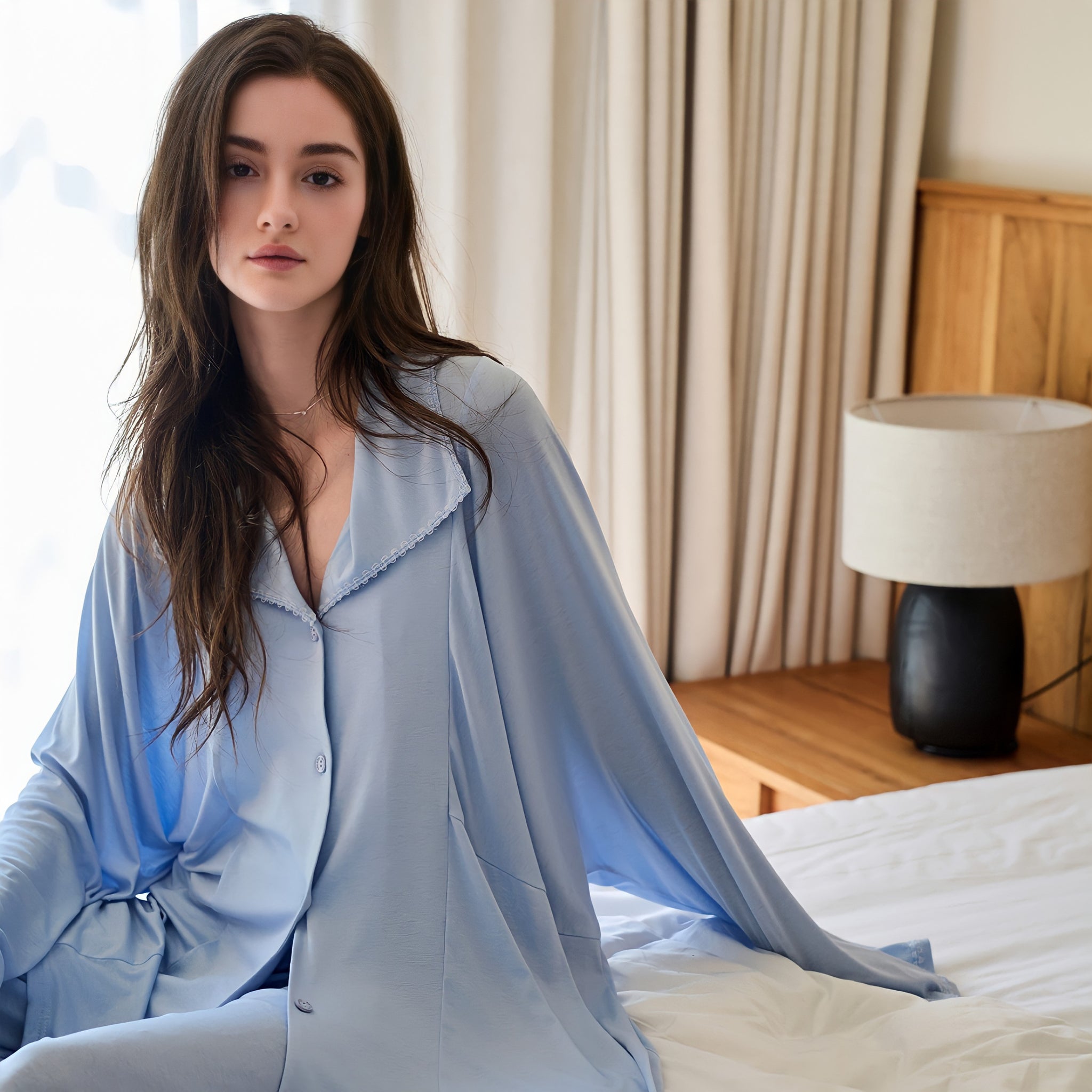 Big Lapel Soft Pajamas