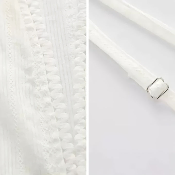 Pure White 3-Piece Pajama Set