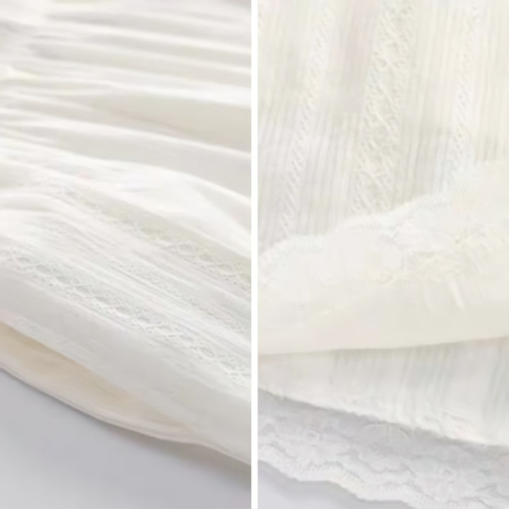 Pure White 3-Piece Pajama Set