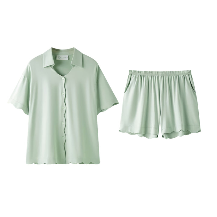 Scalloped Soft Pajamas