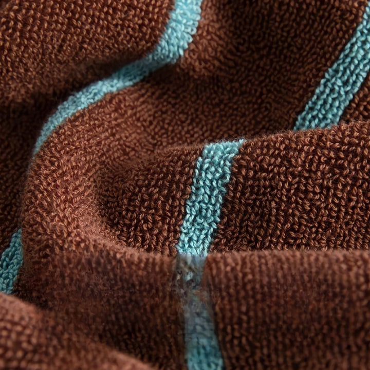 Pure Cotton Striped Bathrobe