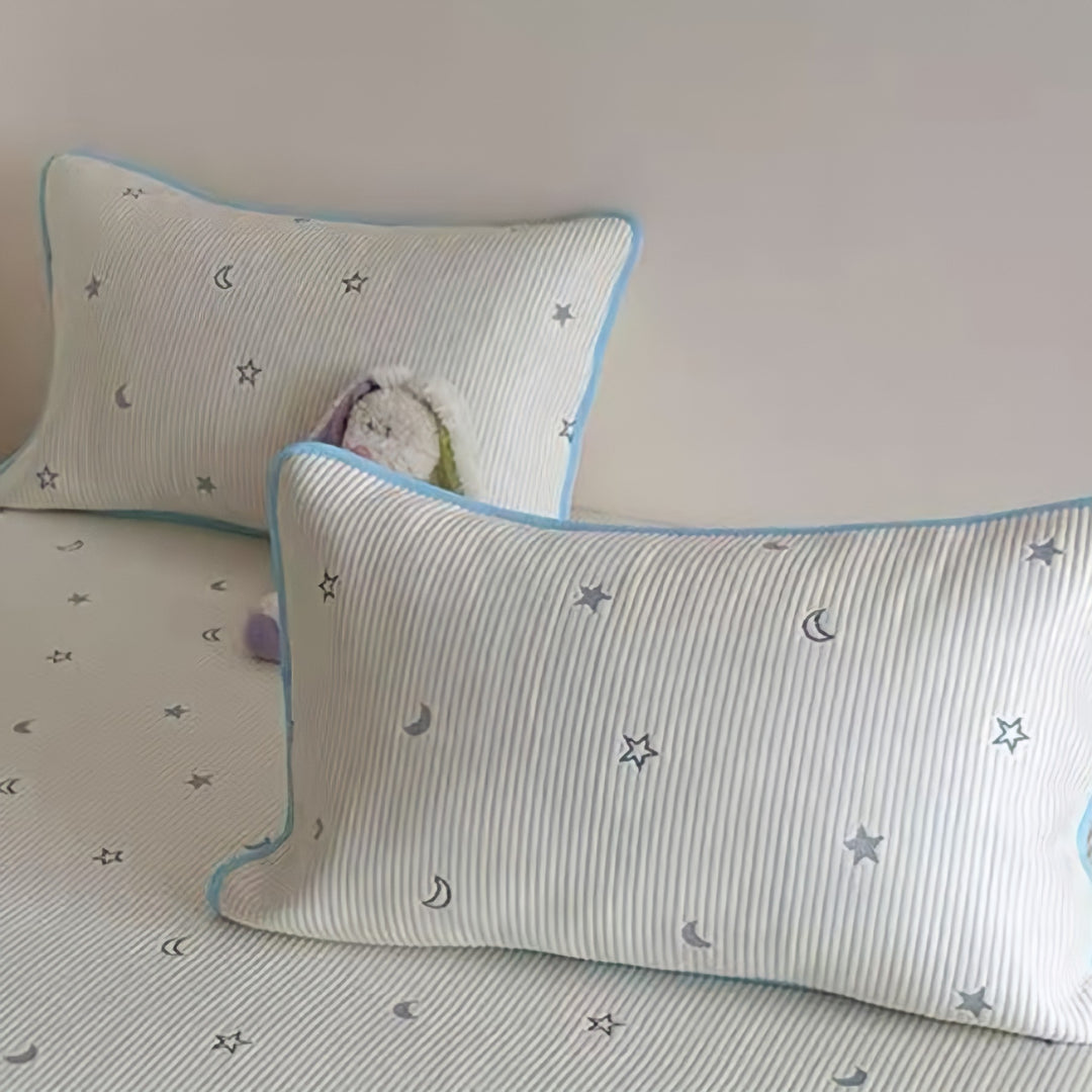Star Moon Ice Silk Pad Set White