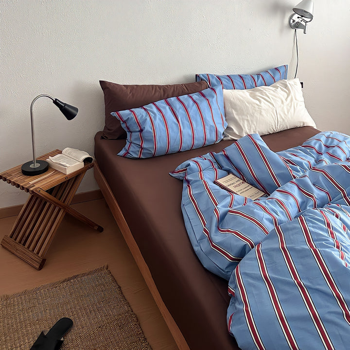 シンプルストライプ寝具セット