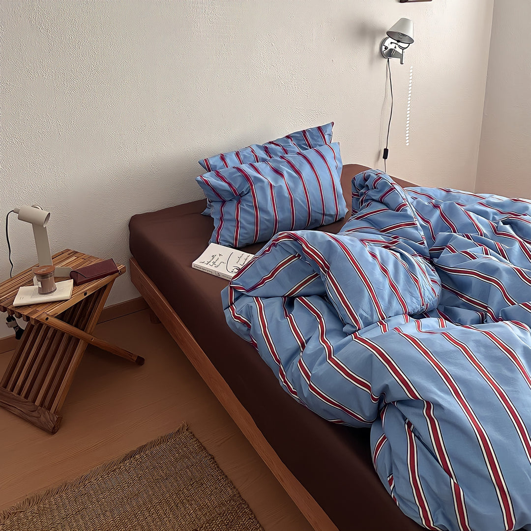 シンプルストライプ寝具セット